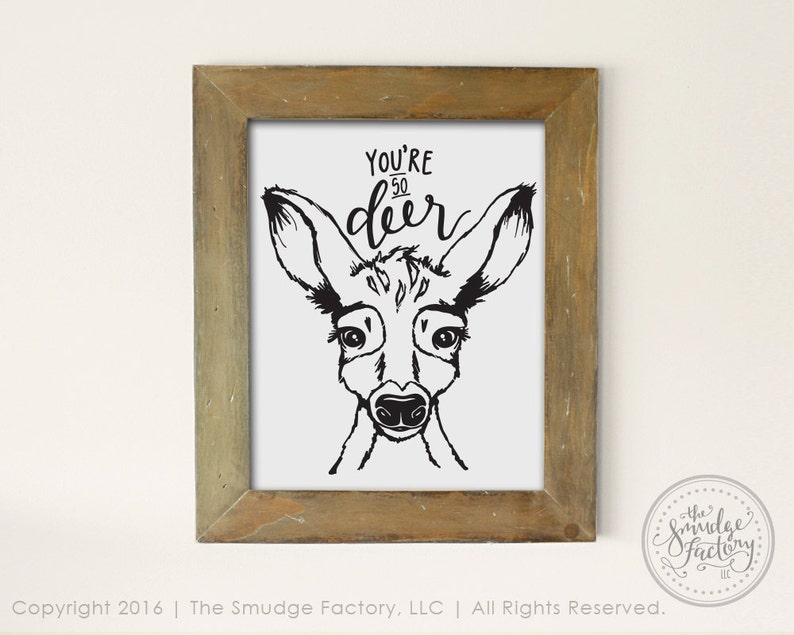 Download So Deer SVG Cut File Deer Cutting File Baby Fawn Woodland ...
