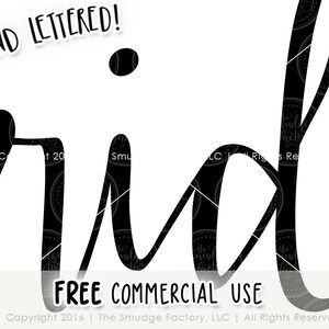 Puede incluir: Gr&aacute;fico en blanco y negro escrito a mano que dice "bride" con el texto "HAND LETTERED!" y "FREE COMMERCIAL USE" debajo. El gr&aacute;fico est&aacute; sobre un fondo blanco.