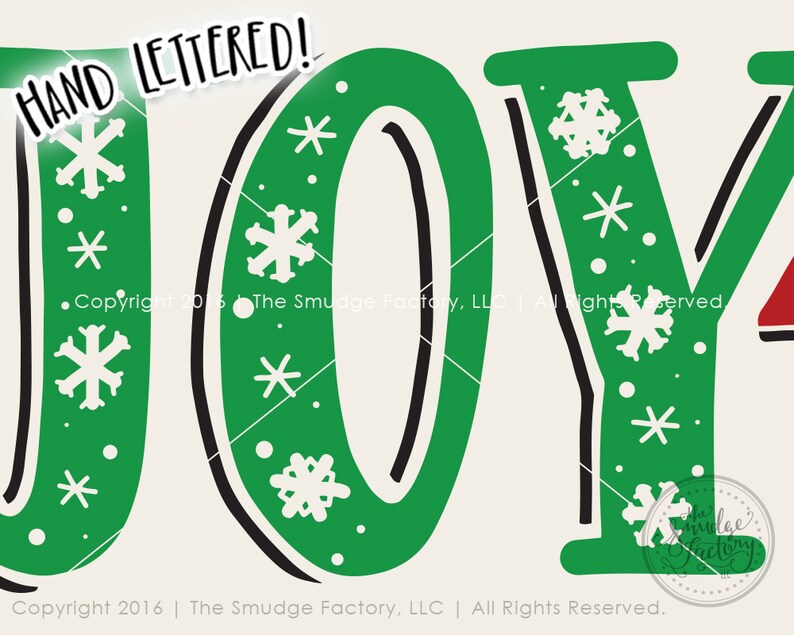 Download Joy SVG Cut File Hand Lettered Silhouette Cricut Cutting ...