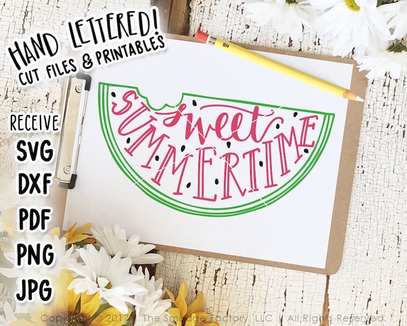 Free Free 94 Life Is Sweet Watermelon Svg SVG PNG EPS DXF File