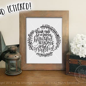 Stampabile con gratitudine, ci sono così tanti bellissimi motivi per essere grati Stampa, Stampa benedetta, Stampabile del Ringraziamento, Decorazione del Ringraziamento