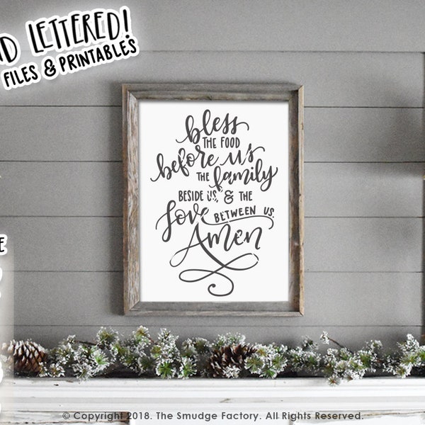 Bless the Food Before Us Printable - Etsy