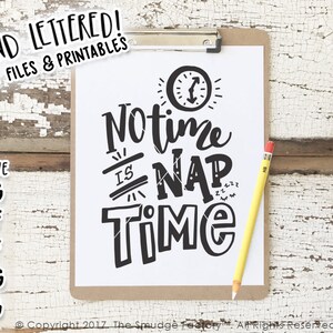 NAP SVG, geen tijd is NAP tijd SVG, slaperige baby, afdrukbare, dutten, Silhouette Cameo, Cricut ontwerpruimte, gesneden bestand, afdrukbare, baby gesneden bestand