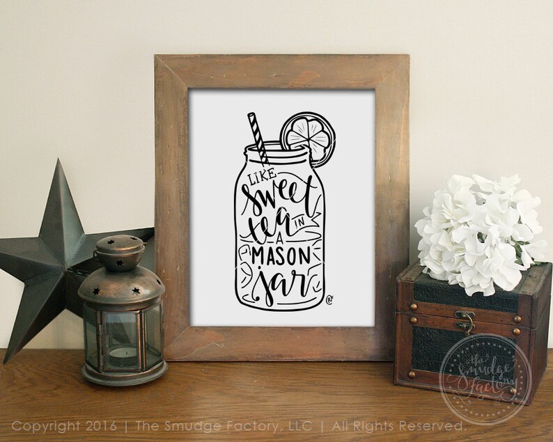 Download Mason Jar SVG Cut File Like Sweet Tea In A Mason Jar Hand ...