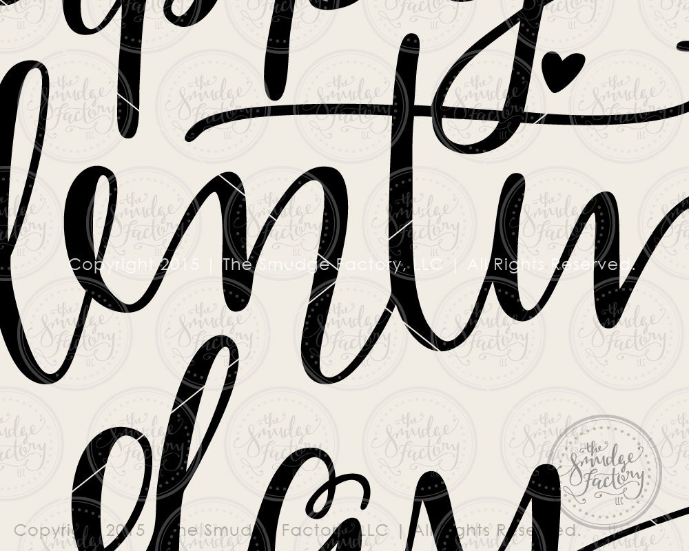 Happy Valentine's Day Printable File Hand Lettered Wall - Etsy