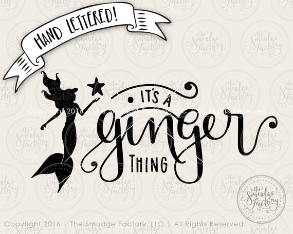 Download Mermaid SVG Cut File Red Head Cutting File It's A Ginger ...