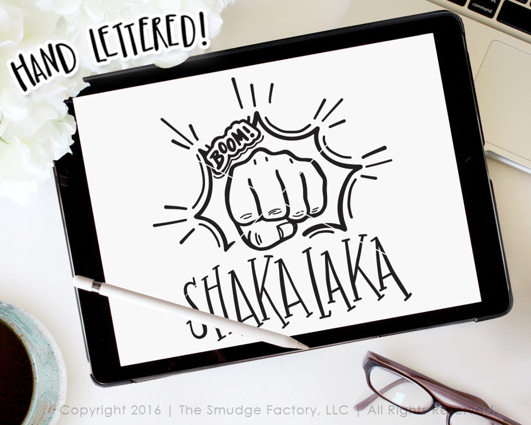 Boom Shakalaka SVG Cut File, Boom Cutting File, Silhouette SVG, Cricut ...
