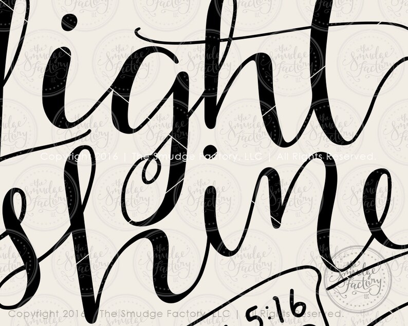 Let Your Light Shine Printable File Matthew 5:16 DIY Print - Etsy