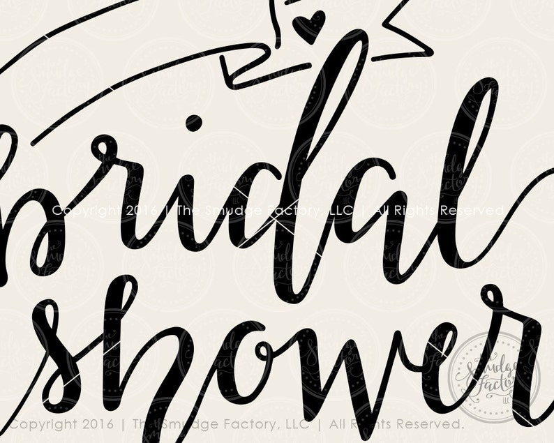 Download Wedding SVG Bridal Shower SVG Cut File Hand Lettered | Etsy