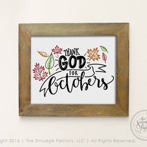 Fall Printable File, Hello October, October DIY Print, Hand Lettered Fall Home Decor, Fall Decoration, Fall Leaves, Fall Graphic Overlay