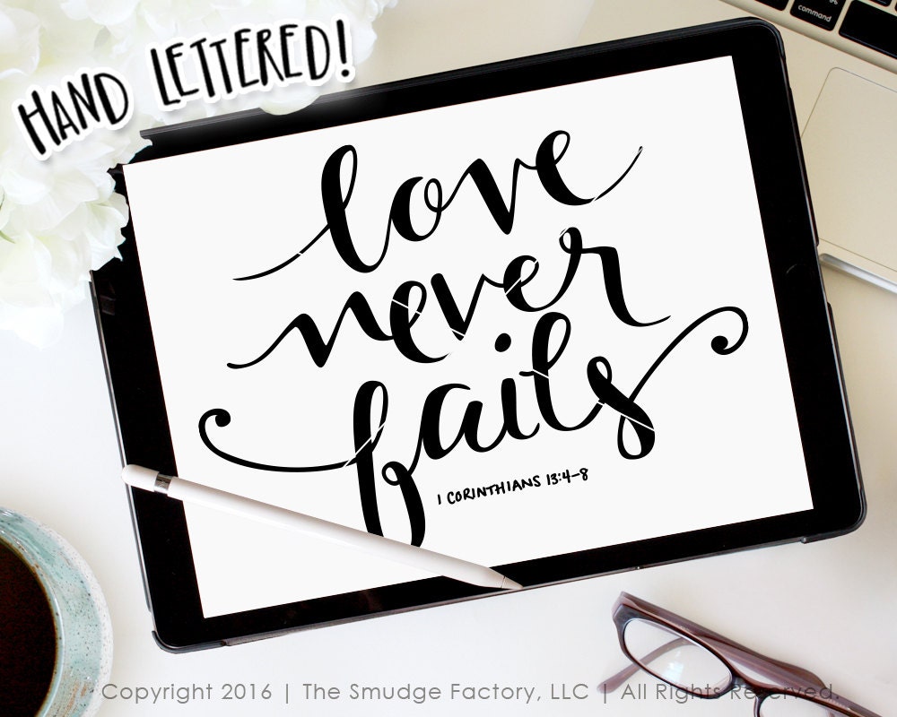 Free Love Never Fails eCard - eMail Free Personalized Scripture Online