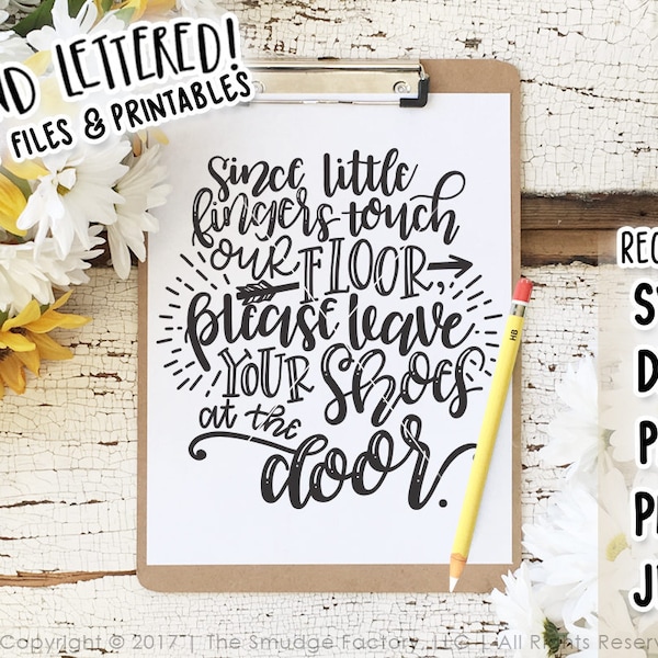 Since Little Hands Touch Our Floors Printable - Etsy