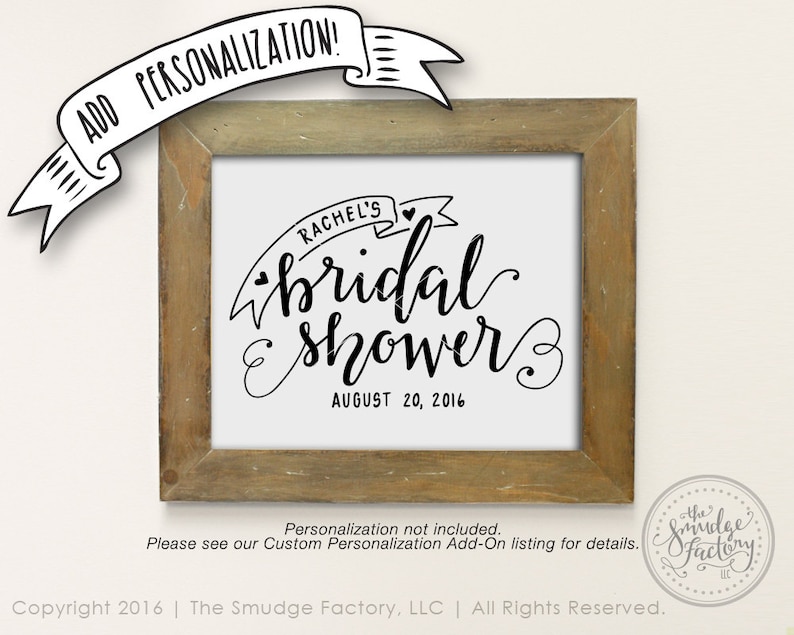 Download Wedding SVG Bridal Shower SVG Cut File Hand Lettered | Etsy