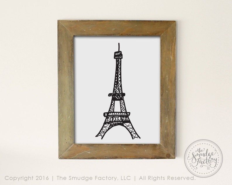 Download Eiffel Tower SVG Cut File Paris SVG Cutting File Hand | Etsy