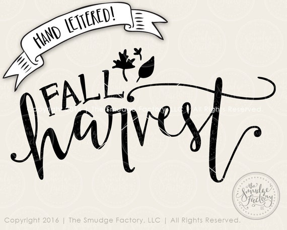 Download Free Fall Harvest Svg Fall Leaves Cutting File Silhouette Svg Etsy SVG Cut Files