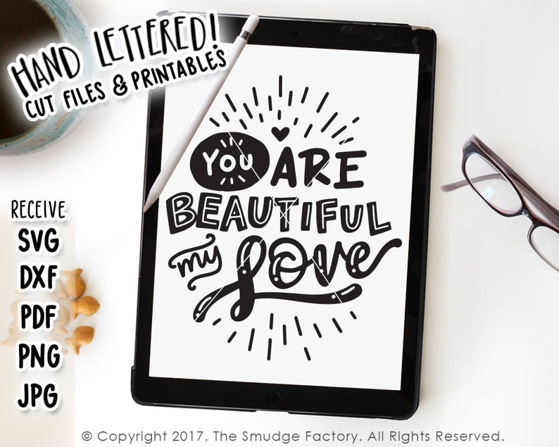 Download Beautiful SVG Beautiful My Love Bible Verse SVG Cut File ...