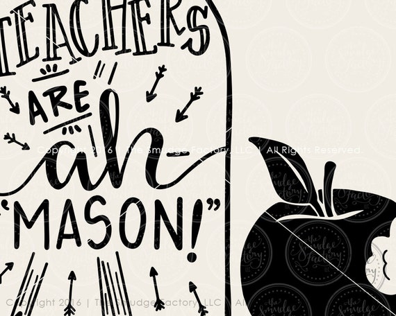 Download Teacher Svg Cut File Mason Jar Svg Teachers Are Amazing Etsy