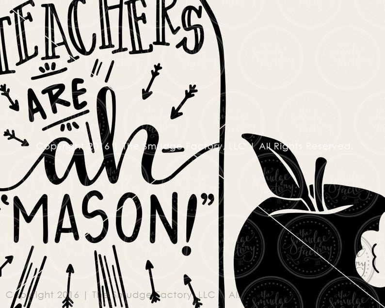 Download Teacher SVG Cut File Mason Jar SVG Teachers Are Amazing | Etsy