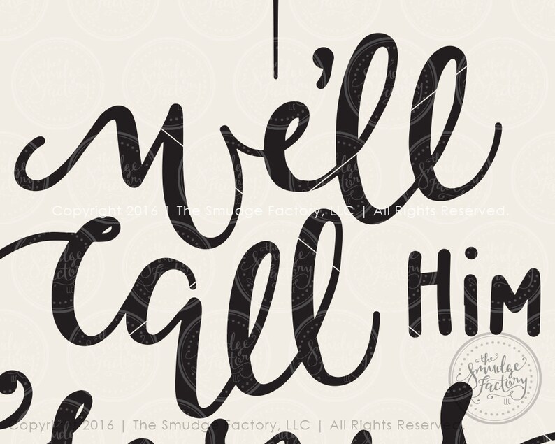 Download Christmas SVG Cut File Jesus SVG Son Of God Hand Lettered ...