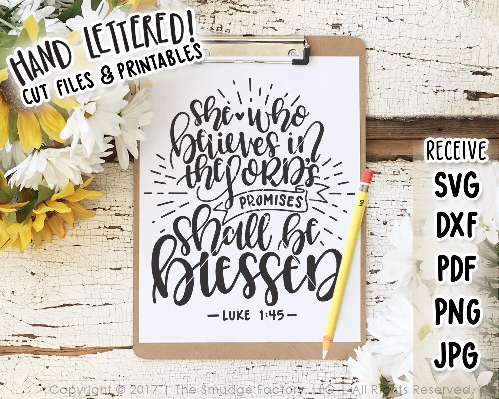 Bible Verse SVG Luke 145 Infertility Miscarriage  Etsy