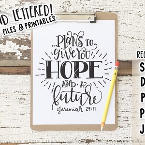 For I Know The Plans Printable, Jeremiah 29:11, Bible Verse Print, Bible Verse Printable, Jeremiah Print, Verse Clipart, Declares The Lord