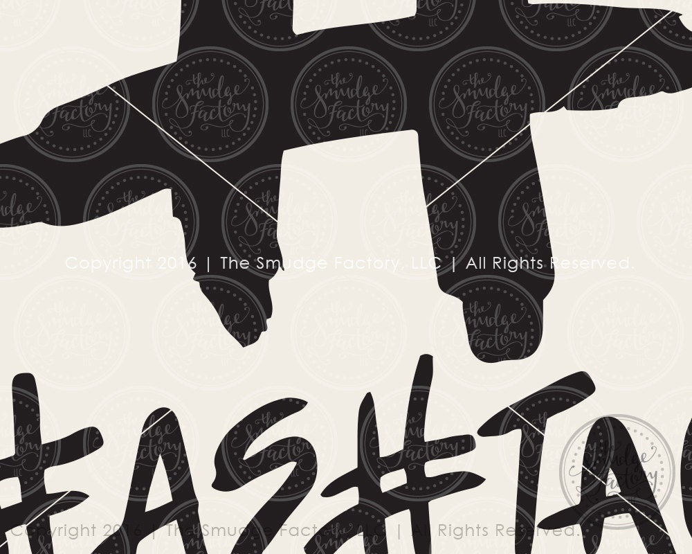 Slashed Hashtag Hand Lettered Hashtag SVG, Social Media Cut File - Etsy