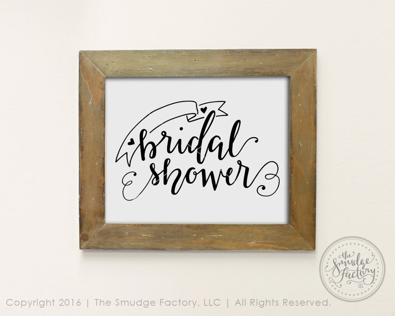 Download Wedding SVG Bridal Shower SVG Cut File Hand Lettered | Etsy
