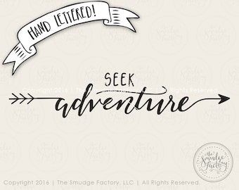 Adventure SVG Cut File, Wanderlust Travel Graphic (Digital Download)