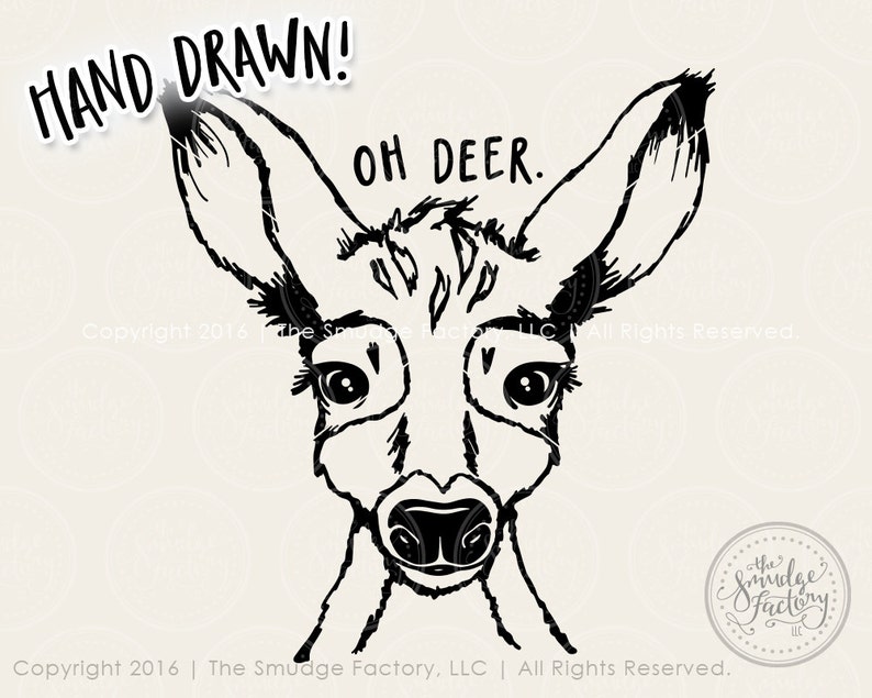 Download Oh Deer SVG Cut File Deer Cutting File Baby Fawn Woodland ...