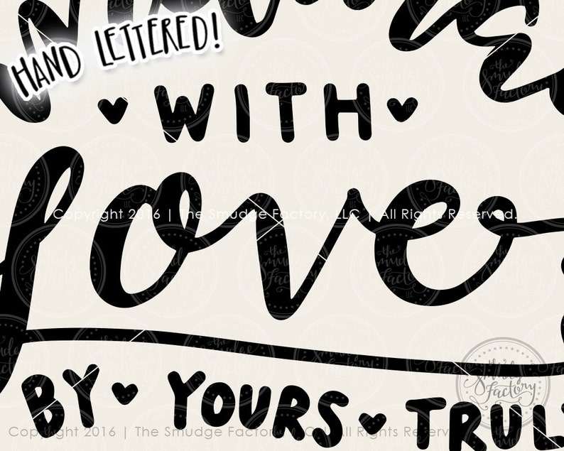 Download Handmade With Love SVG Handmade Cutting File Hand Lettered ...