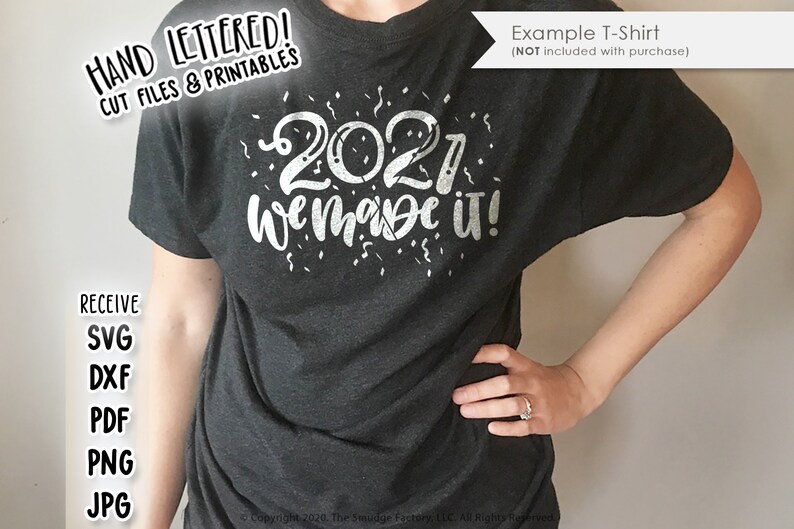 Download New Year SVG 2021 We Made It SVG Quarantine Cut File Happy ...