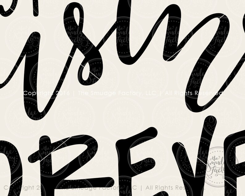 May include: Black and white cursive text that reads "I love you forever".