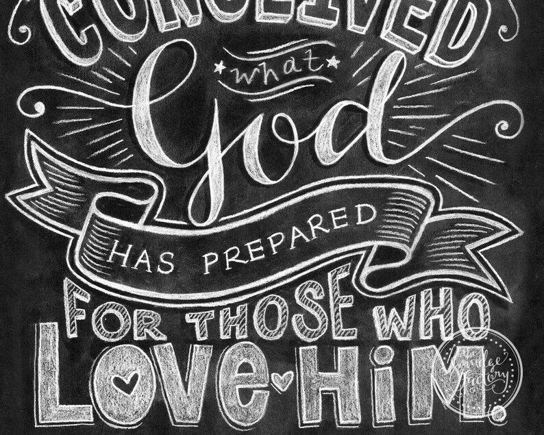 Free Bible Verse Chalkboard Printables