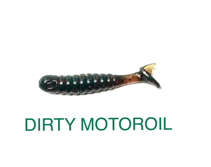 2" perchie Slayer grub. 10 pcs per pack.