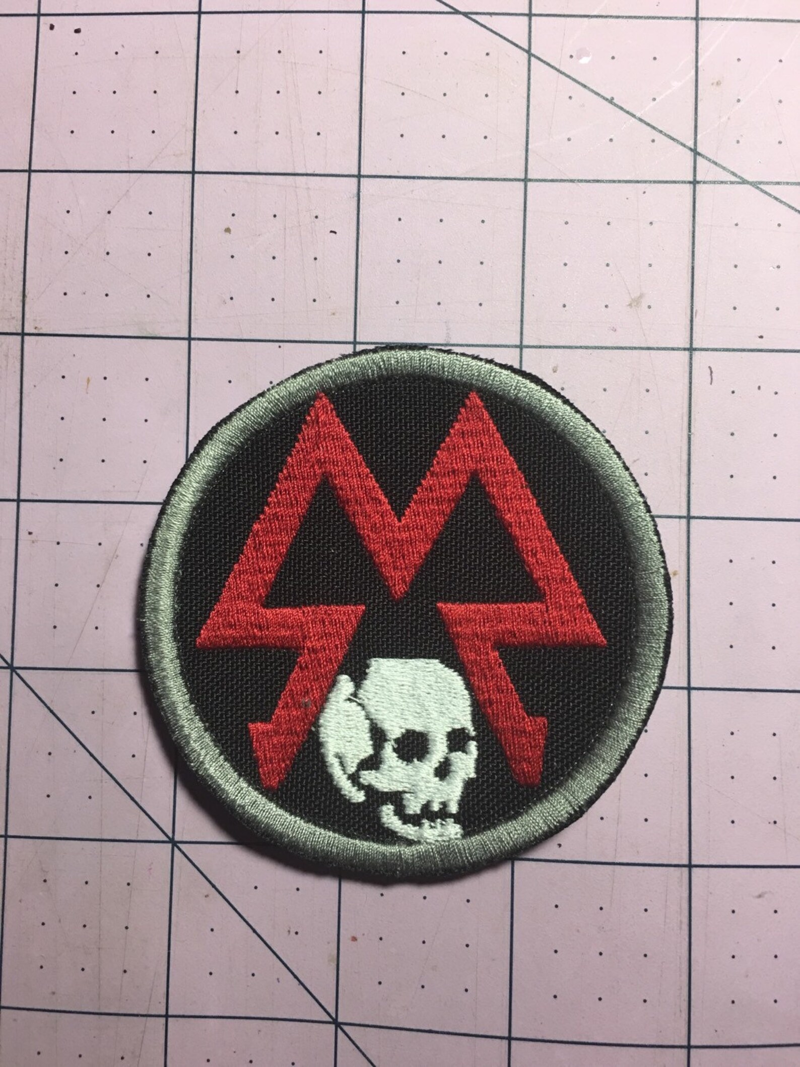 Metro 2033 embroidered morale patch with hook velcro only Etsy