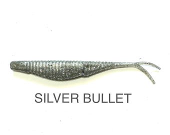 4.6 ”Scrappy Fluke Köder. packung mit 6 stück pro beutel (mugatugen köder)