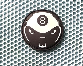2.2 ”Honig Dachs 8 Ball PVC Patch und Pool-Taschenmarker.
