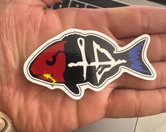 HBB8 Fisch Sticker von Honigdachs Köder