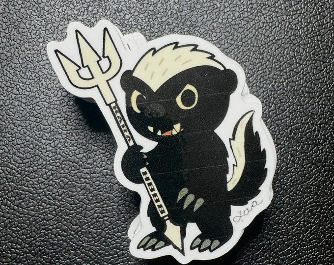 Honey  Badger aka Harry Badger  morale sticker