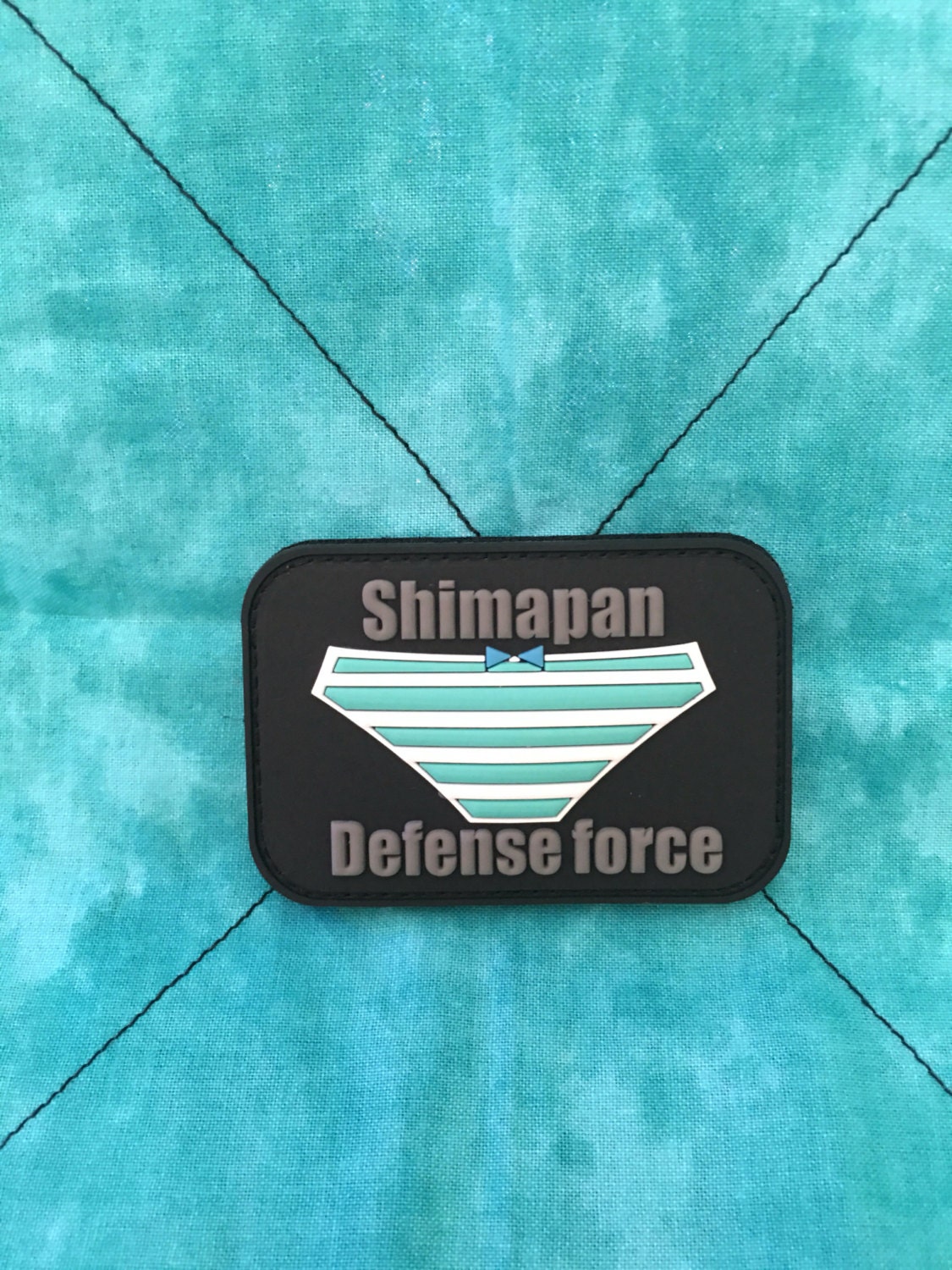 PVC Morale Patches, Hook & Velcro Backed