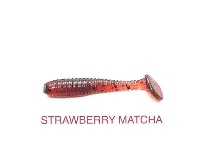 1.75” rippled grubby 10 pcs per pack. by (mugatugen baits)