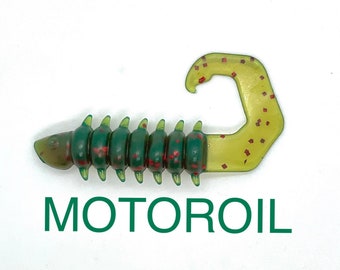 2" scorpion slayer ( SALTWATER series) grub 12pc per pack (CUSTOM bait)