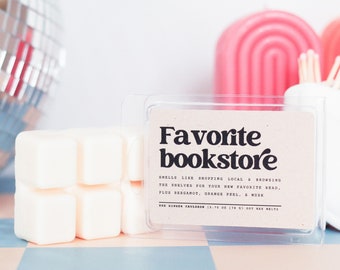 Favorite Bookstore | Bookish Wax Melts | Bergamot & Sea Salt Melts