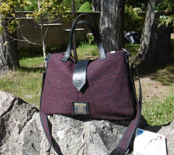 harris tweed weekender bag