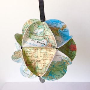 Ornament Europa, ornament Europese kaart, cadeau voor reizigers, reislustcadeaus, vakantiesouvenir, Europacadeaus, Europa-souvenir, reiscadeau