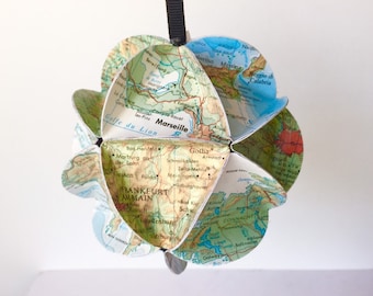 Ornement de l&#39;Europe, Ornement de carte de l&#39;Europe, Cadeau pour les voyageurs, Cadeaux d&#39;envie de voyager, Souvenir de vacances, Cadeaux de l&#39;Europe, Souvenir de l&#39;Europe, Cadeau de voyage