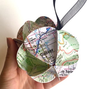 Colorado Map Ornament: Personalisierbares Reise-Souvenir