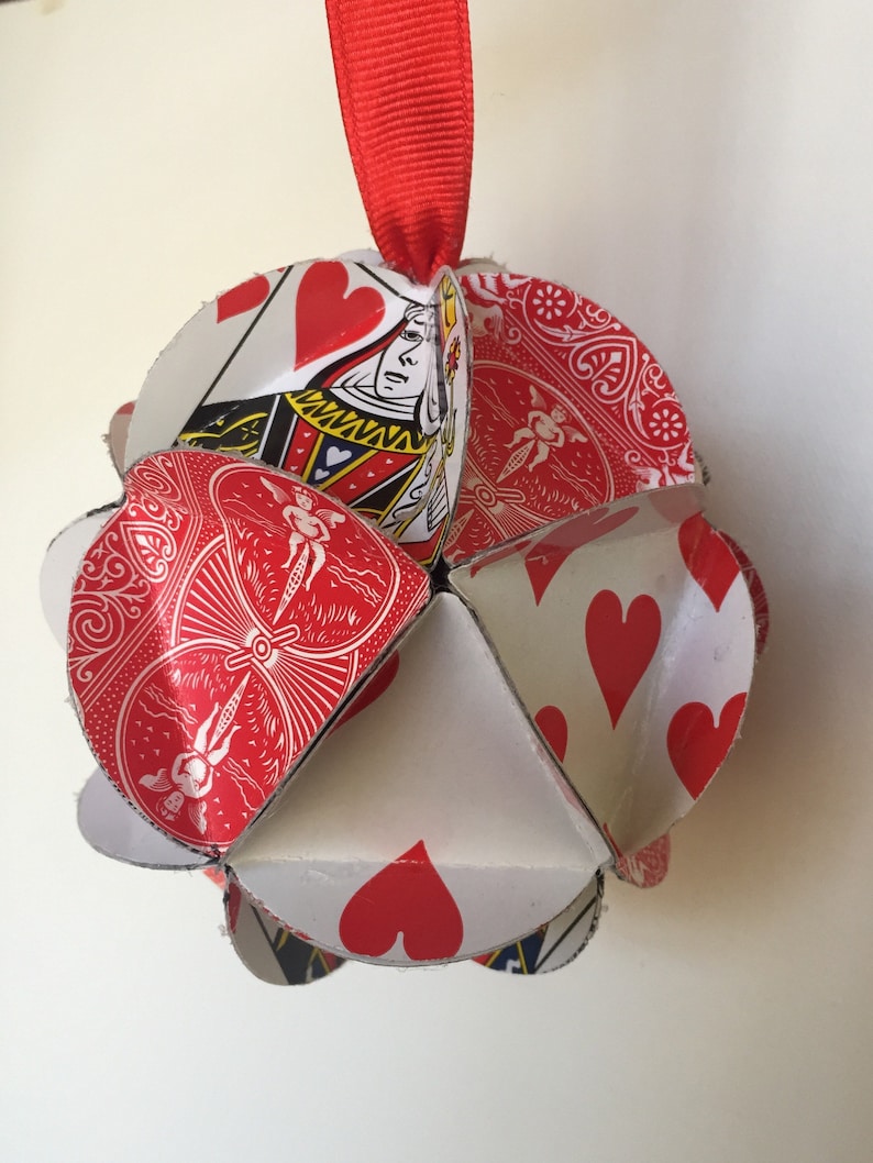 Playing Card Christmas Ornaments 