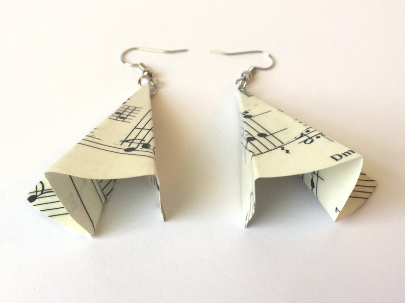 Musician Gifts Music Lover Music Teacher Gift Piano Teacher Gift Singer Songwriter Gift Idea Sheet Music Earrings Choir Teacher Gift