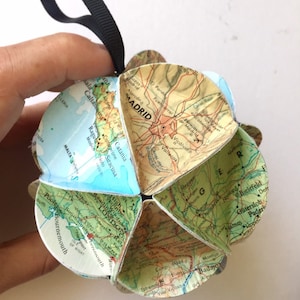 Europe Ornament, European map ornament, Gift for Travelers, Wanderlust gifts, Vacation souvenir, Europe gifts, Europe souvenir, Travel gift image 5